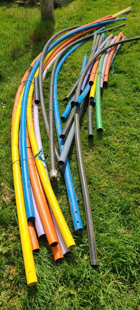 Assorted Sizes Of Fiberoptic Conduit