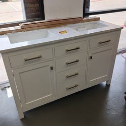 Clearance Item! Jasper 54" Bathroom Vanity 