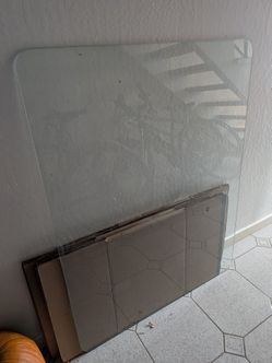 Tempered Glass Chair Mat 46” x 36”
