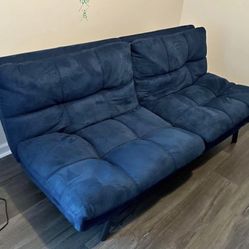Blue Futon Couch 