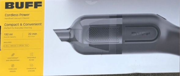 BUFF Cordless Handheld Vacuum Cleaner - new in box
