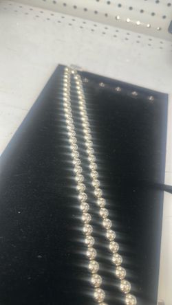Silver Beads Necklace