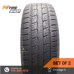 Set of 2 Used  9/32  Whitewall  245/65R17  107T  General  Grabber HTS 60