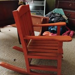 Children's Rocking Chair Solid Wood