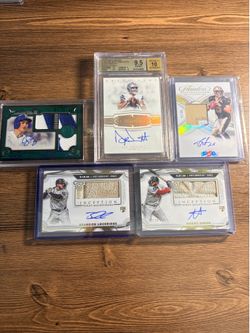 5 card autographs lot. Includes Dak Prescott 1/1 READ DESCRIPTION for more info