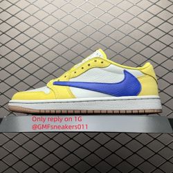 Travis Scott x Wmns Air Jordan 1 Retro Low OG SP 'Canary'