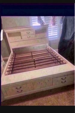Queen bed frame $400 obo