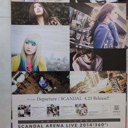 Scandal Band Poster Departure 