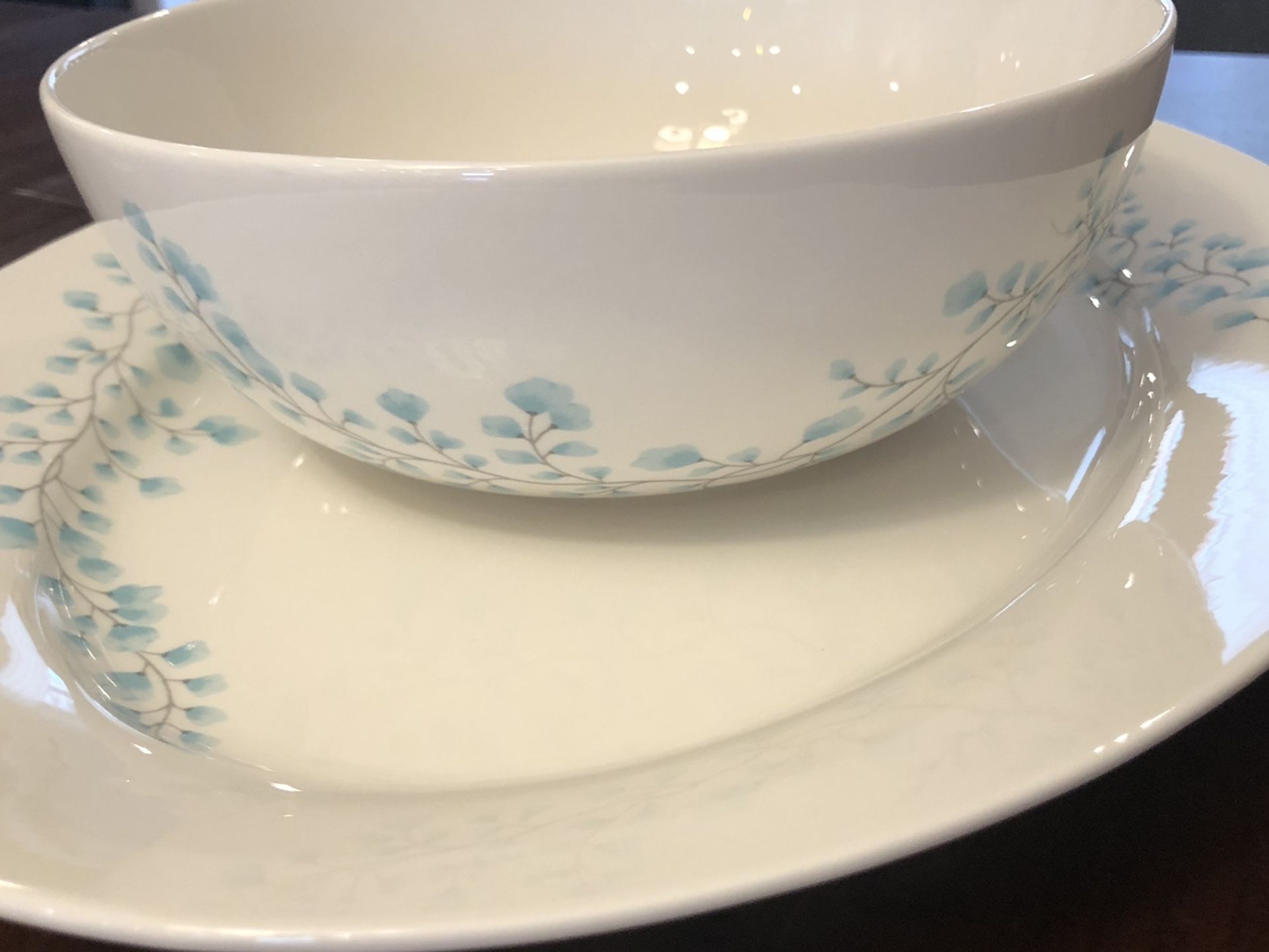 Serving Platter And Bowl