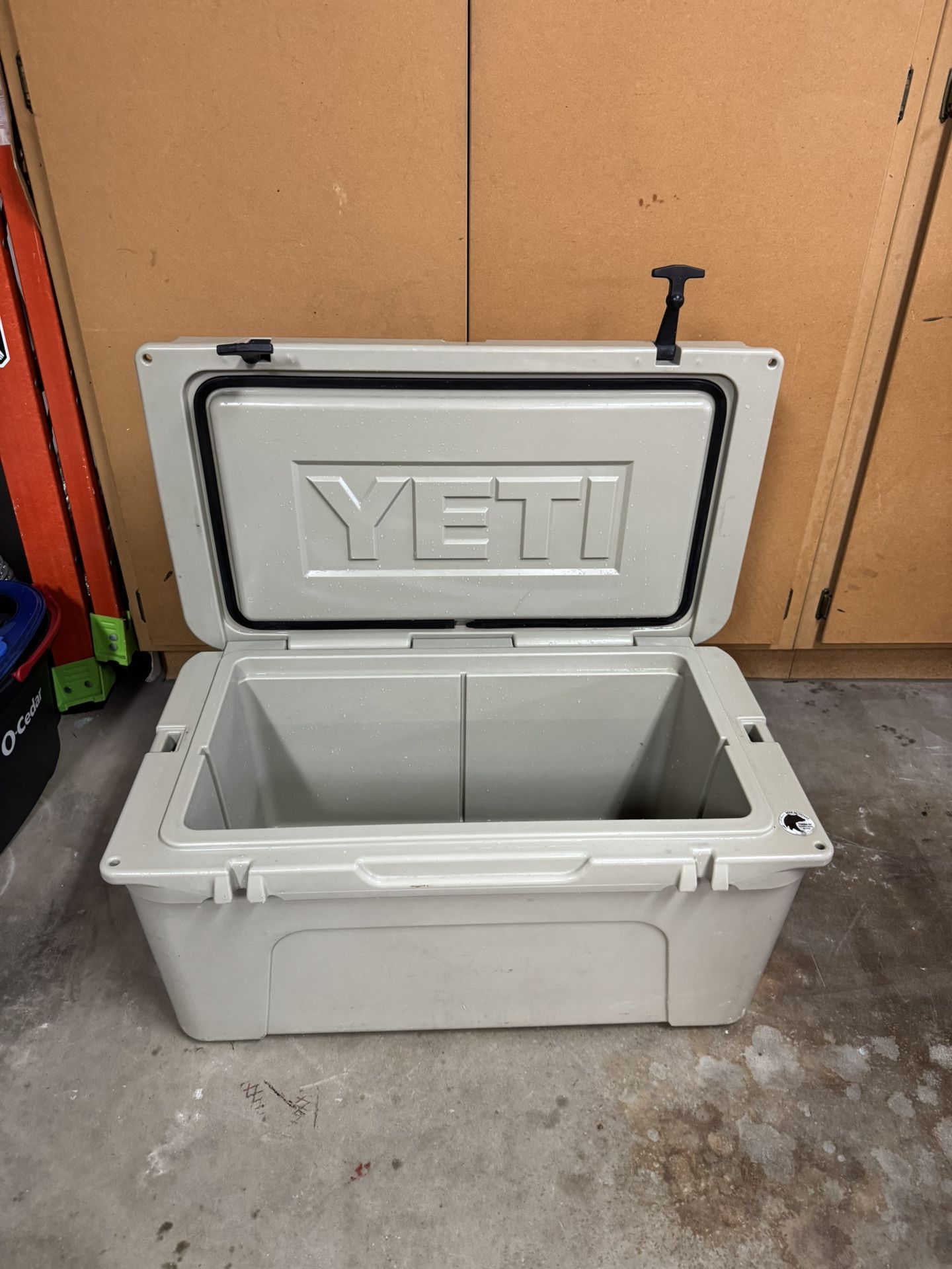 Yeti Tundra Cooler 65 Tan Color July 4th Ready