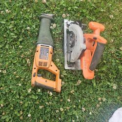 Rigid Tools Sawzall And Circular Saw