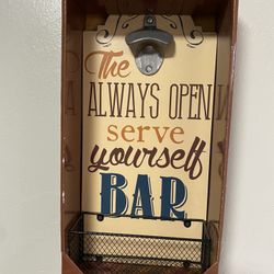 Bottle Opener Bar Decoc