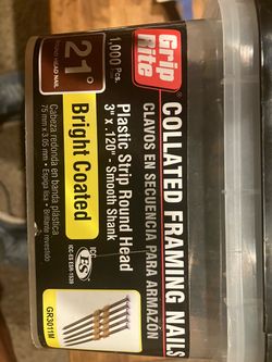 Grip Rite 3” framing nails