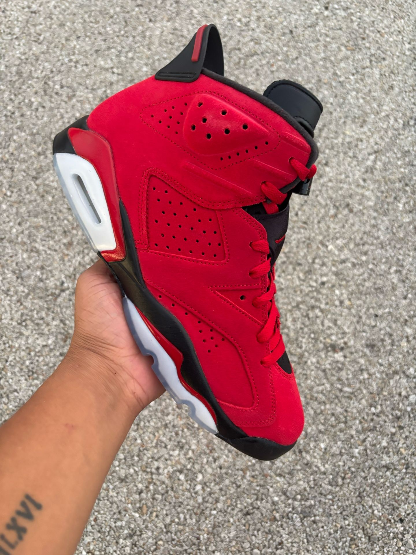 Jordan 6 Retro “Toro Bravo” Red Suede – Size 11 – New No Box