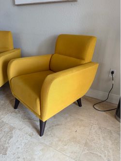 Yellow chairs