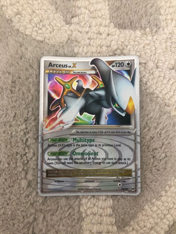 X 94 99 Arceus Lv