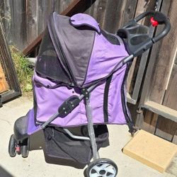 STROLLER DOG PURPLE 
