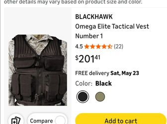 BLACKHAWK Omega Elite Tactical Vest Number 1