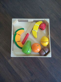 Melissa & Doug Wooden Cutting Set