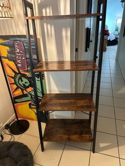 Wooden shelf
