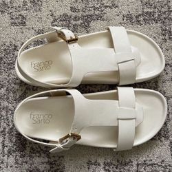 Franco Sarto Women's Bellamy Open Round Toe Strappy Sandals Size 8.5