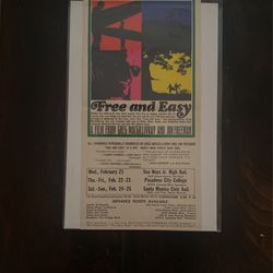 Old Surfing Film Poster