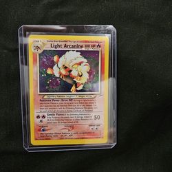 Pokemon Card Holo Light Arcanine