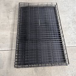 Used Extra Large Black Dog Cage 30” H x 30” W x 4ft L 