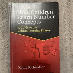 How Children Learn Number Concepts By Kathy Richardson 
