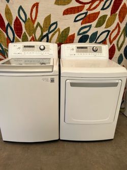 LG washer and dryer laundry