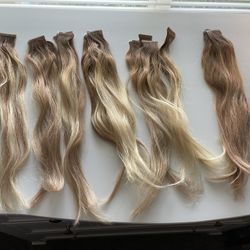 Real Hair Tape In Extensions Only Used For A Few Months 