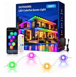 50FT Permanent Outdoor Lights for House