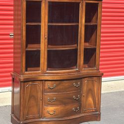 Mahogany China Cabinet 