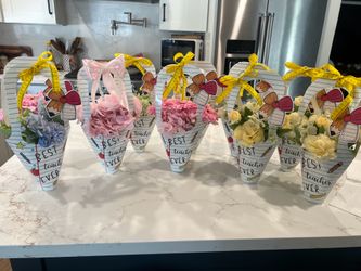 Teacher appreciation gift flowers artifical