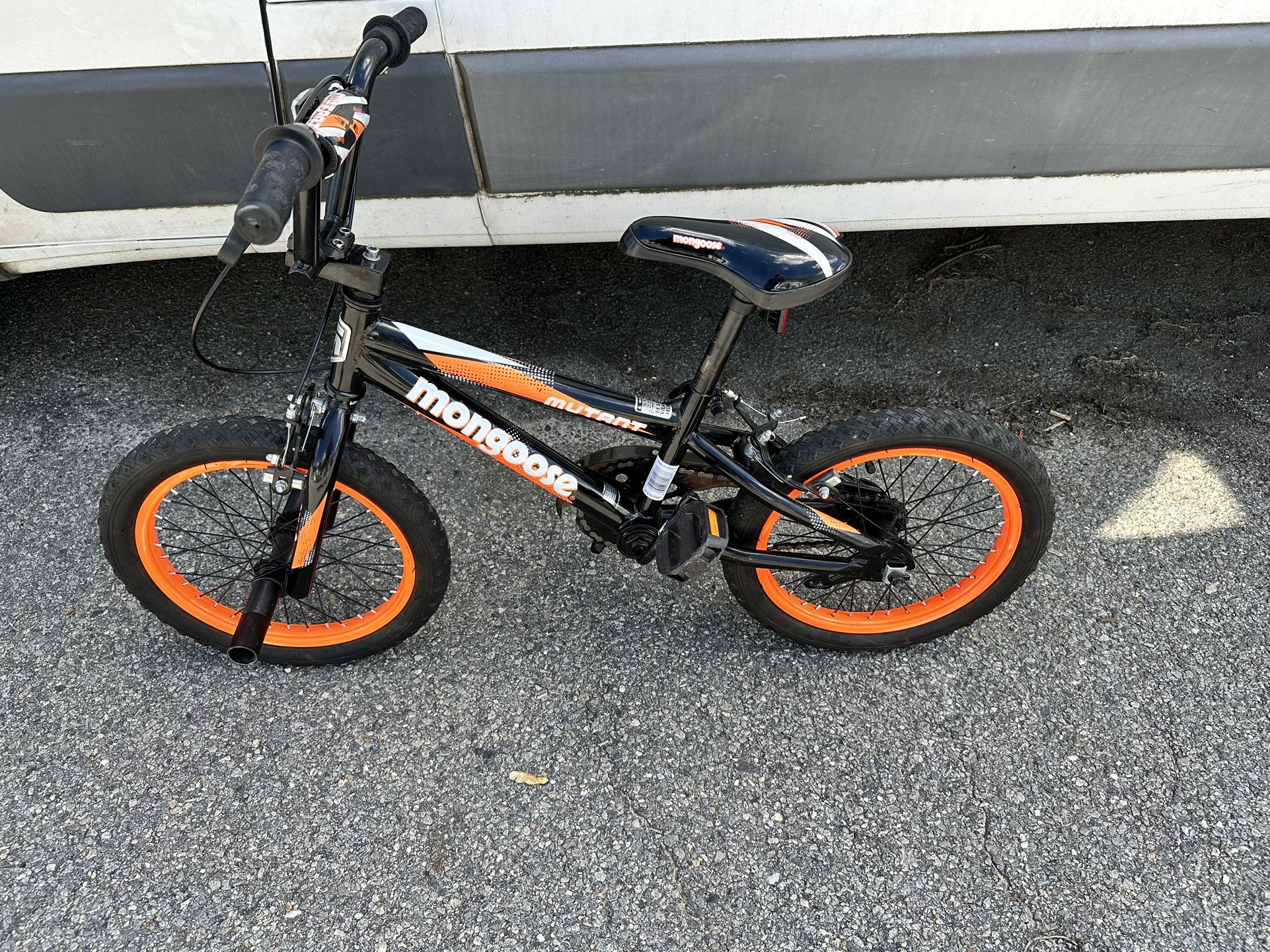 16” Mongoose Bike With Pegs