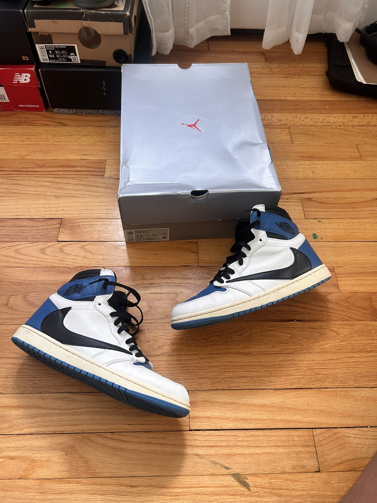 Travis Scott Jordan 1 “Fragments” Size 10👟 No Box❎ $200💰