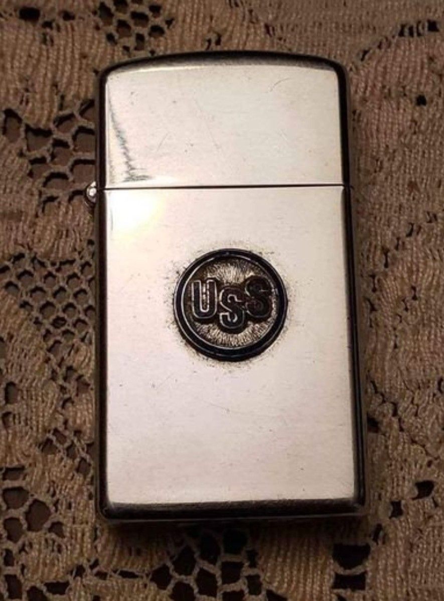 Vintage Zippo Lighter - 1959 U.S. Steel Advertising