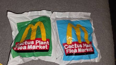 McDonald's sealed catus plant flea market toys