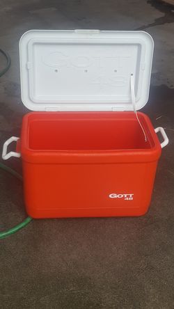Vintage Gott 48 Model 1948 Cooler, original: handles, plug & hinges $35