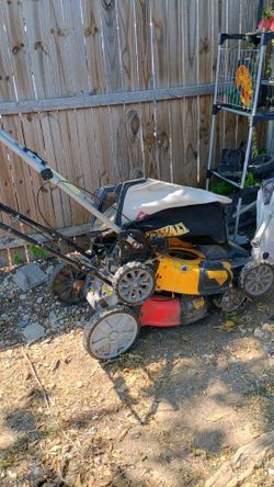 2 lawnmower frames
