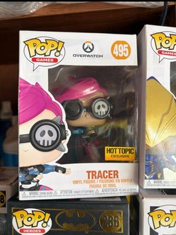Funko Pop Overwatch Tracer #495 Hot Topic Exclusive