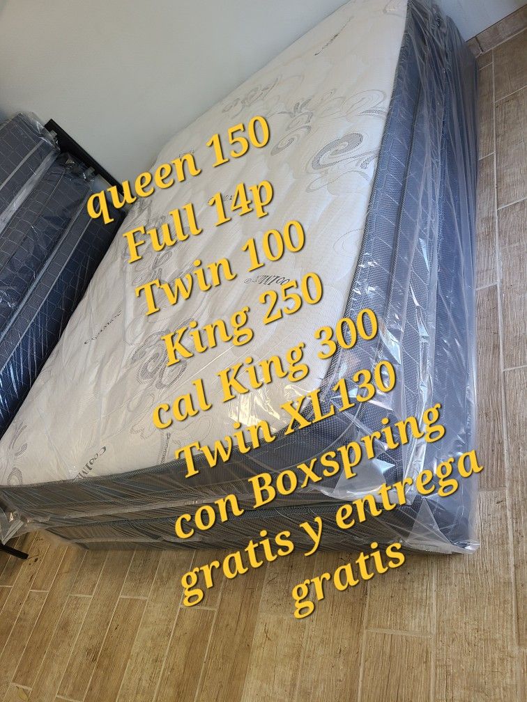 Mattress Pillow Top New