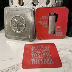Marlboro Lone Star birthday lighter set