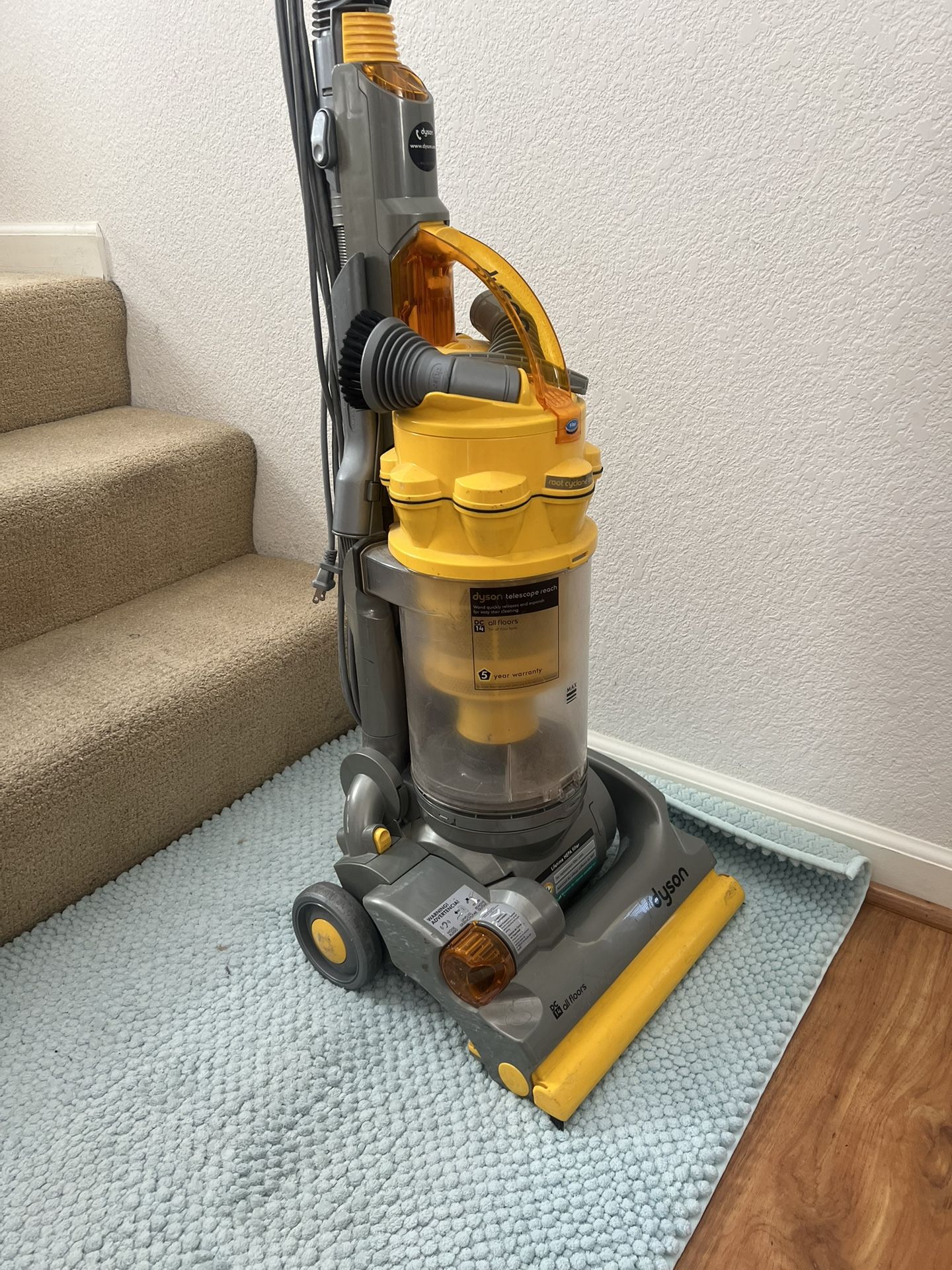 Dyson Vacuum, DC14, Tested And Working Includes All Attachments