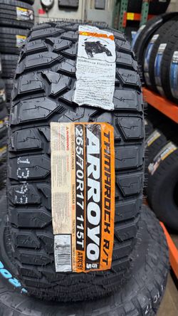 🚨4- NEW TIRES 265-70-17 ARROYO R/T FOR $525 ‼️FREE INSTALLATION AND BALANCE ‼️