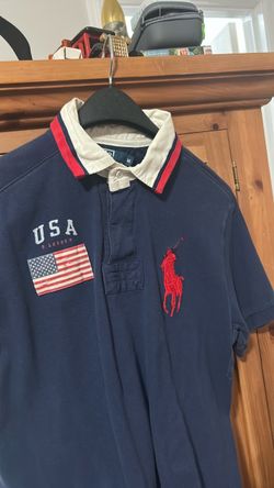Ralph Lauren Polo USA Vintage Big Pony Men’s Sz Large Custom Fit Shirt ( 3 EA )