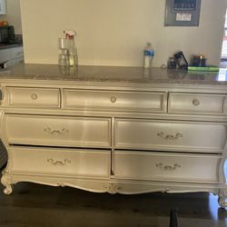 ACME FURNITURE - CHANTELLE DRESSER W/GRANITE TOP