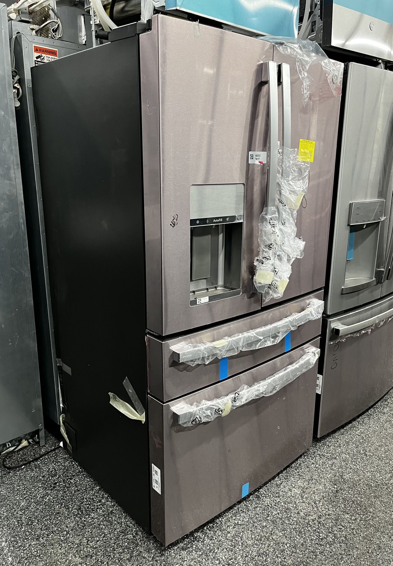 GE Profile Stainless Steel 4 Door Refrigerator Open Box
