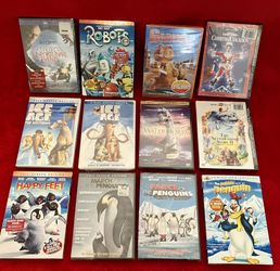 Lot NEW & SEALED ICE AGE MARCH FARCE OF THE PENGUINS ROBOTS CHRISTMAS VACATION GARFIELD‼️ Entire OOP Kids DVD MOVIES TARGET Collection MUST GO ‼️