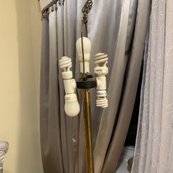 Very Bright 5 Bulb Brass Lamp